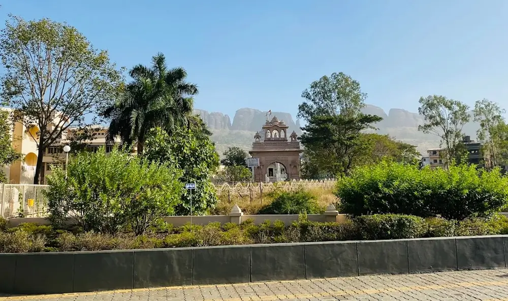 Clean and comfortable guest room at Shri Maheshanand Soham Ashram